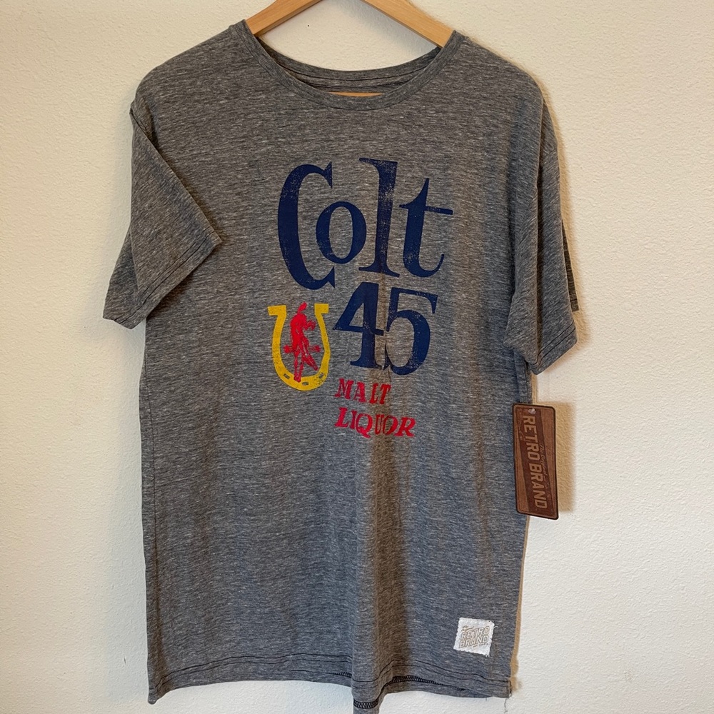 Retro Brand Colt 45 Throwback Logo Tee